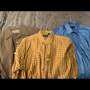 Men’s 3 dress shirt bundle Size XL